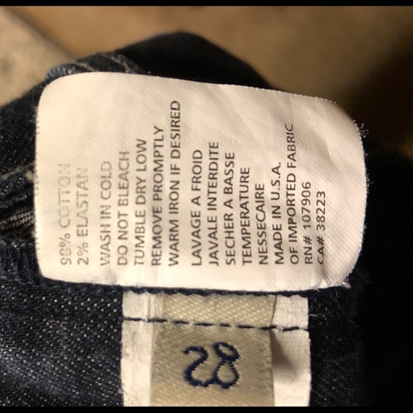 💕 Hudson Flap Pocket Skinny Jeans SIZE 28 - Picture 4 of 4